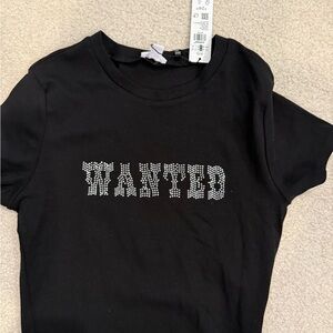 Garage Black Short Sleeve Tee with Vintage Print